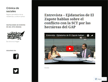 Tablet Screenshot of cronicadesociales.org